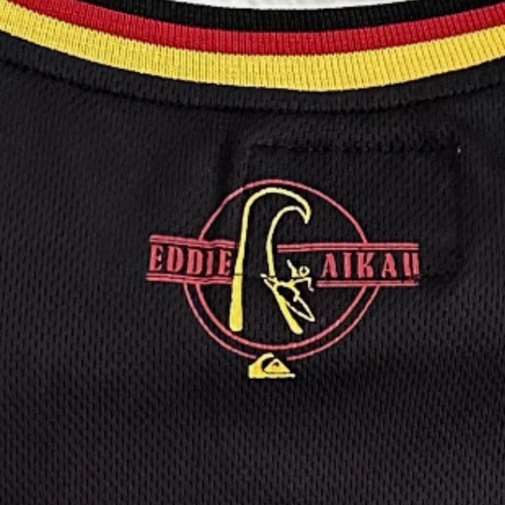 Quiksilver Eddie Aikau Black Basketball Jersey Surf Skate Tank Top. - Picture 6 of 10